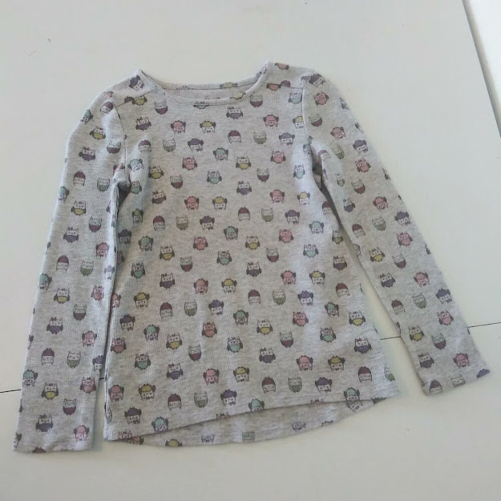 Jumping beans girl's size 7 gray top